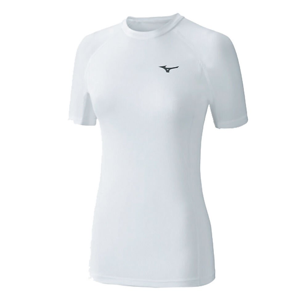 Camisetas Mizuno Bio Gear SS Para Mujer Blancos 1076924-SK